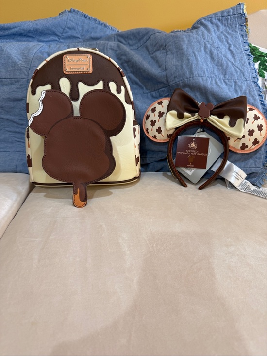 Loungefly Handbags - Loungefly Mickey Premium Bar Backpack & Ears